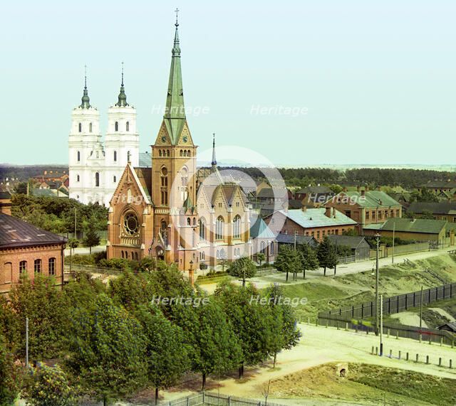 Dvinsk: Roman Catholic church, 1912. Creator: Sergey Mikhaylovich Prokudin-Gorsky.