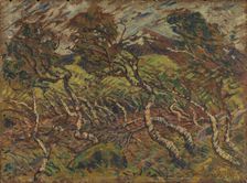 Dwarf Birch in Storm, 1907. Creator: Karl Edvard Diriks