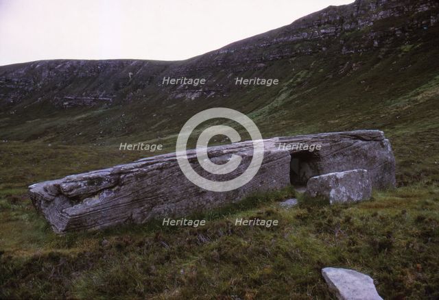 Dwarfie Stone, Isle of Hoy, Orkney, Scotland, 20th century. Artist: CM Dixon.
