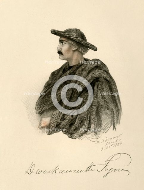 'Dwarkanath Tagore', 1842. Creator: Alfred d'Orsay.