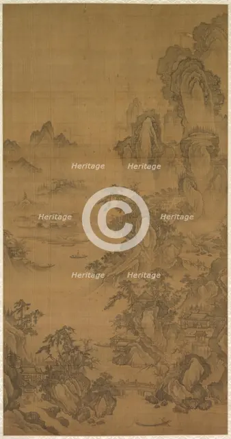 Dwelling by a Mountain Stream, 1500s. Creator: Unknown.