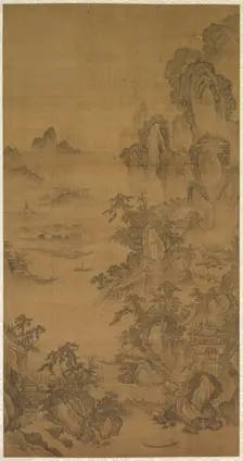Dwelling by a Mountain Stream, 1500s. Creator: Unknown
