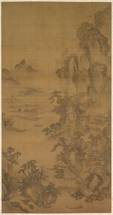 Dwelling by a Mountain Stream, 1500s. Creator: Unknown