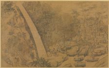 Dwelling in the Longmian ("Sleeping Dragon") Mountains, 1100s-1200s. Creator: Li Gonglin (Chinese, c. 1049-1106), follower of