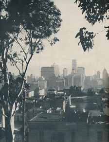 Dwellings of Homely Timber in the Shadow of Concrete Giants c1935