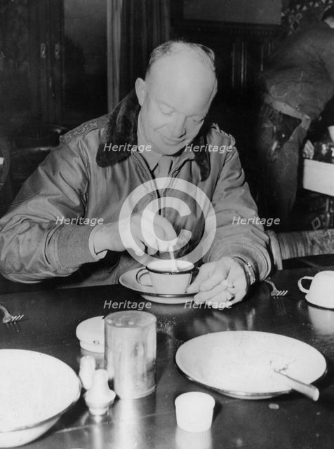 Dwight D Eisenhower, American general, 1944. Creator: Unknown.