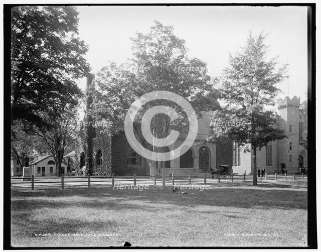 Dwight Hall, Yale College, between 1900 and 1906. Creator: Unknown.