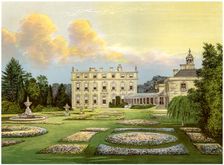 Dytchley House, Oxfordshire, home of Viscount Dillon, c1880