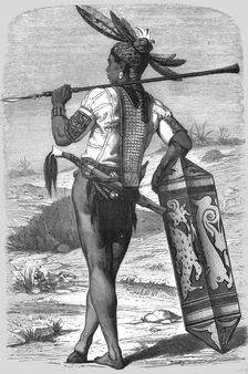 Dyak; A Visit to Borneo 1875. Creator: A.M. Cameron