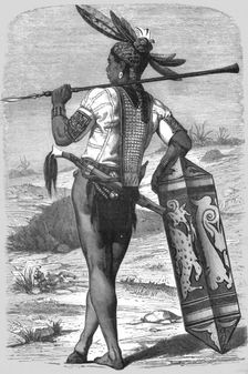 Dyak; A Visit to Borneo 1875. Creator: A.M. Cameron