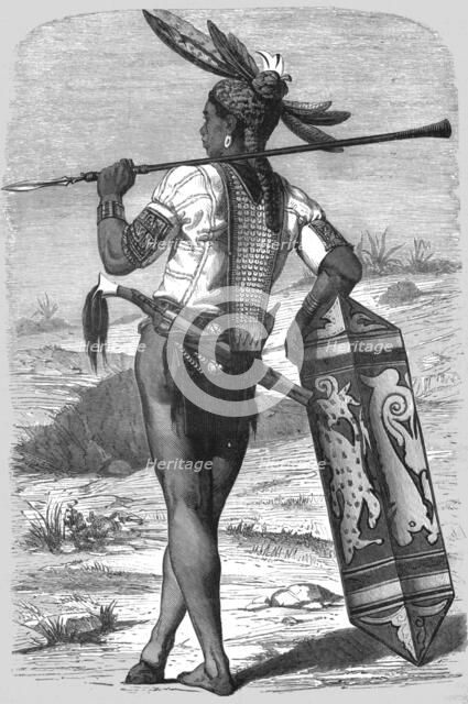 Dyak; A Visit to Borneo', 1875. Creator: A.M. Cameron.