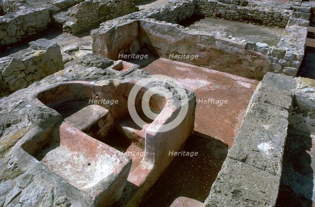 Dye vat in a Punic House, 5th century.