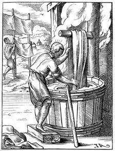 Dyer, 16th century (1849). Artist: Jost Amman
