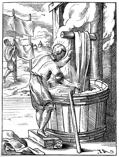 Dyer, 16th century (1849). Artist: Jost Amman