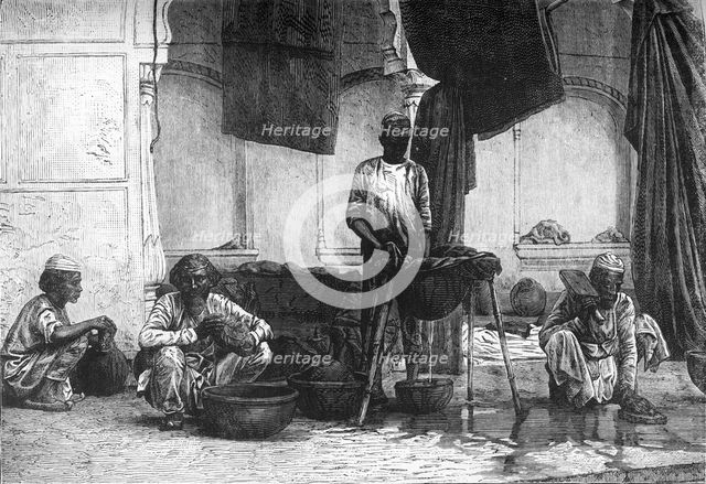 'Dyers of Lucknow', c1891. Creator: James Grant.
