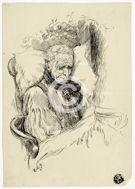 Dying Old Man, n.d. Creator: Edward Killingworth Johnson.