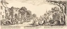 Dying Soldiers by the Roadside, 1633. Creator: Jacques Callot