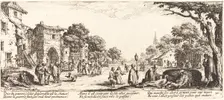 Dying Soldiers by the Roadside, c. 1633. Creator: Jacques Callot
