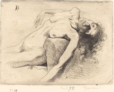 Dying Woman (La Mourante), 1885. Creator: Paul Albert Besnard