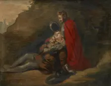 Dying Warrior, undated. (c1850s) Creator: Joseph Hasslwander