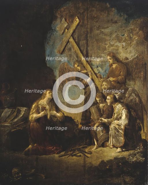 Dying Vision of Mary Magdalene, 1633. Creator: Leonard Bramer.