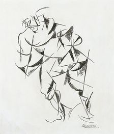 Dynamism of the Human Body: Boxer, 1913. Creator: Umberto Boccioni