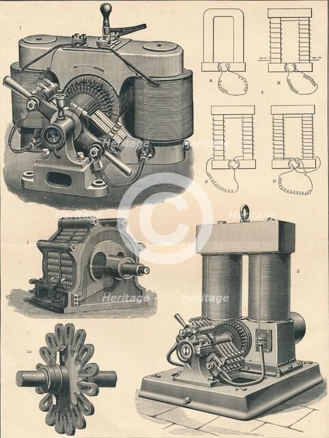 'Dynamos', c19th century. Artist: Unknown.