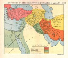 Dynasties in the time of the Buwayids, circa 932 A.D. c1915. Creator: Emery Walker Ltd
