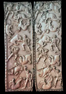 Dyptychon with Circus scenes 5th century
