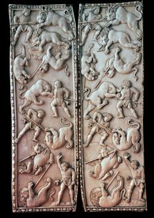 Dyptychon with Circus scenes 5th century