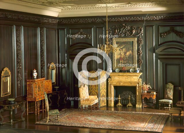 E-4: English Drawing Room of the Late Jacobean Period, 1680-1702, United States, c. 1937. Creator: Narcissa Niblack Thorne.