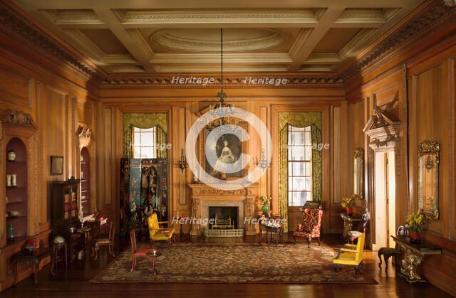 E-7: English Drawing Room of the Early Georgian Period, 1730s, United States, c. 1937. Creator: Narcissa Niblack Thorne.