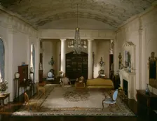 E-9: English Drawing Room of the Georgian period, 1770-1800, United States, c. 1937. Creator: Narcissa Niblack Thorne