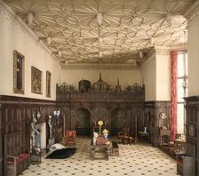 E-1: English Great Room of the Late Tudor Period, 1550-1603, United States, c. 1937. Creator: Narcissa Niblack Thorne