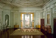 E-10: English Dining Room of the Georgian Period, 1770-90, United States, c. 1937. Creator: Narcissa Niblack Thorne