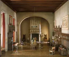 E-16: French Hall of the Louis XII Period, c. 1500, United States, c. 1937. Creator: Narcissa Niblack Thorne