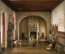 E-16: French Hall of the Louis XII Period, c. 1500, United States, c. 1937. Creator: Narcissa Niblack Thorne