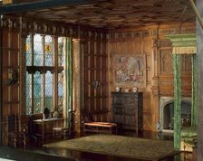 E-2: English Bedchamber of the Jacobean or Stuart Period, 1603-88, United States, c. 1937. Creator: Narcissa Niblack Thorne