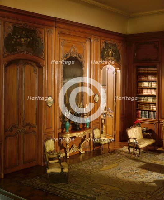 E-20: French Library of the Louis XV Period, c. 1720, United States, c. 1937. Creator: Narcissa Niblack Thorne.