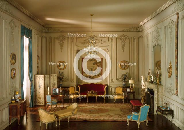 E-21: French Boudoir of the Louis XV Period, 1740-60, United States, c. 1937. Creator: Narcissa Niblack Thorne.