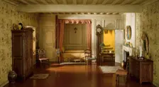 E-22: French Provincial Bedroom of the Louis XV Period, 18th Century, United States, c. 1937. Creator: Narcissa Niblack Thorne