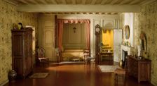 E-22: French Provincial Bedroom of the Louis XV Period, 18th Century, United States, c. 1937. Creator: Narcissa Niblack Thorne