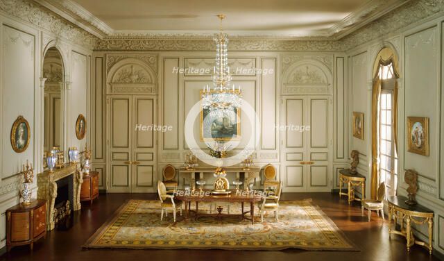 E-23: French Dining Room of the Periods of Louis XV and Louis XIV, United States, c. 1937. Creator: Narcissa Niblack Thorne.