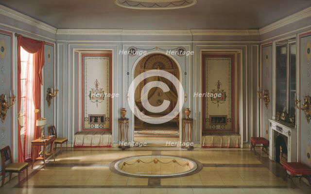 E-25: French Bathroom and Boudoir of the Revolutionary Period, 1793-1804, United States, c. 1937. Creator: Narcissa Niblack Thorne.