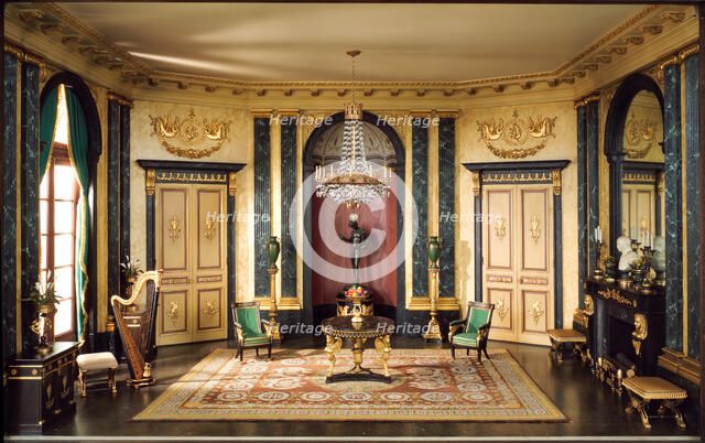 E-26: French Anteroom of the Empire Period, c. 1810, United States, c. 1937. Creator: Narcissa Niblack Thorne.