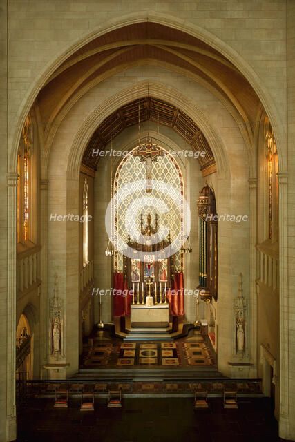 E-29: English Roman Catholic Church in the Gothic Style, 1275-1300, United States, c. 1937. Creator: Narcissa Niblack Thorne.