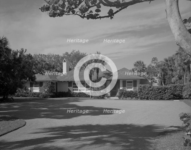 E.T. Fox, residence in Hobe Sound, Florida, 1960. Creator: Gottscho-Schleisner, Inc.