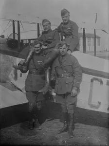E. Wilmot, J. Gray, D.M. McBeath, and Bonnard, between c1915 and c1920. Creator: Bain News Service