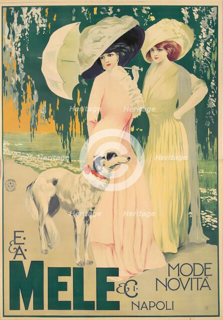 E. & A. Mele Napoli, 1910. Creator: Malerba, Gian Emilio (1880-1926).