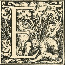 E - An Alphabet by Hans Weiditz c1520-1521, (1908). Creator: Hans Weiditz